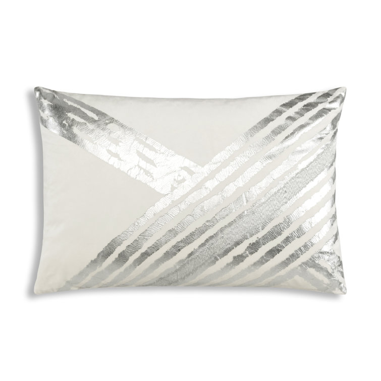 InspireMeHomeDécor Zara Embroidered Velvet Throw Pillow & Reviews Wayfair